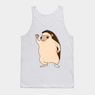 Funny cute hedgehog Tank Top